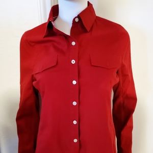 Converse One Star Fitted Button Down top